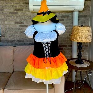 Candy corn witch- Girls